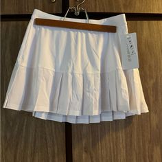 Marika White Skirt, Or Skort( It Has Shorts Underneath. It Would Be Cute For Golf, Tennis, Pickleball, Or Just Because. It’s A Size Small Nwt White Mini Skirt For Tennis, Casual Pleated Skort For Tennis, Pink Casual Tennis Skort, Casual Mini Skirt For Tennis, Casual Short Mini Skirt For Tennis, Casual Tennis Skort, White Pleated Tennis Skort, White Tennis Mini Skirt, White School Bottoms Short Length