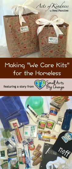 making we care kits for the homeless