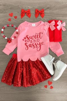 New Arrivals - Limited Supply– Sparkle In Pink Cotton Long Sleeve Sets For Holiday, Pink Long Sleeve Christmas Sets, Red Party Sets For Fall, Pink Long Sleeve Sequin Set, Red Long Sleeve Party Set, Red Long-sleeve Party Sets, Fitted Long Sleeve Holiday Tops, Red Long Sleeve Sets For Party, Spring Sequin Long Sleeve Set