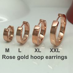 Rose gold hoop earrings desert lights rose gold by 360JewelsElite Adjustable Nickel Free Rose Gold Hoop Earrings, Rose Gold Hoop Jewelry For Gift, Minimalist Rose Gold Hoop Jewelry, Rose Gold Nickel-free Small Hoop Earrings, Minimalist Small Hoop Rose Gold Jewelry, Rose Gold Hoop Earrings As A Gift, Small Gold Hoop Earrings In Copper, Rose Gold Small Hoop Huggie Earring (single), Tarnish Resistant Rose Gold Huggie Hoop Earrings