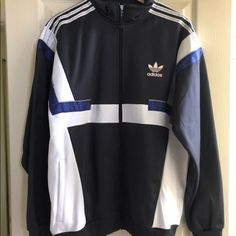 Brand New Track Jacket Size Large. Cost $90 Plus Tax. Adidas Long Sleeve Windbreaker For Winter, Adidas Winter Windbreaker With Long Sleeves, Adidas Urban Long Sleeve Track Jacket, Adidas Urban Long Sleeve Windbreaker, Adidas Long Sleeve Winter Track Jacket, Adidas Winter Track Jacket Long Sleeve, Adidas Long Sleeve Winter Outerwear, Adidas Long Sleeve Track Jacket With Pockets, Urban Adidas Black Windbreaker