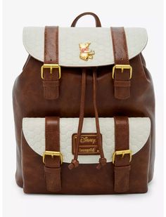 Loungefly Disney Winnie the Pooh Honeycomb Flap Mini Backpack - BoxLunch Exclusive Friends Workout, Cute Mini Backpacks, Women's Bags By Material, Disney Handbags, Women's Bags By Style, Adventures By Disney, Loungefly Disney, Autumn 2024, Pooh Bear