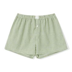 PRICES MAY VARY. Material: 95% polyester + 5% cotton, these plaid lounge shorts for women are made of high quality fabric, soft touch feeling, skin-friendly, good breathability, comfy to wear Design: Women's elastic waist plaid shorts, lounge pajama shorts, high waist, plaid print, button front, wide leg, loose fit gingham boxers, going out casual shorts, comfy pj shorts, pj short bottoms, cute checked pj shorts Occasion: Boxer shorts for women, gingham shorts women suitable for both indoor and Boxer Shorts For Women, Womens Boxer Shorts, Plaid Boxers, Pajamas Shorts, Cute Boxers, Y2k Cute, Womens Pajama Shorts, Pj Shorts, Gingham Shorts