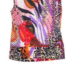 Item is in good used condition. >Size: M >Armpit To Armpit: 15" >Armpit To Cuff: N/A" >Collar To Hem: 21" Multicolor Sleeveless Top With Graphic Print, Multicolor Graphic Print Stretch Tank Top, Multicolor Stretch Tank Top With Graphic Print, Stretch Multicolor Graphic Print Tank Top, Multicolor Stretch Sleeveless Tops, Summer Sleeveless Tank Top With Sublimation Print, Casual Sleeveless Top With Multicolor Print, Summer Sublimation Print Sleeveless Tank Top, Sleeveless Tops With Sublimation Print For Summer