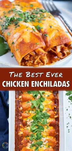 the best ever chicken enchiladas recipe is here