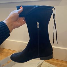 Brand New Never Worn As They Were Too Large; Have Just Been Sitting In My Closet Waiting For A New Home Lol Marc Fisher Boots Black, Over The Knee Black Boots, Knee Black Boots, Marc Fisher, Over The Knee Boots, Over The Knee, Knee Boots, Black Boots, The Knee