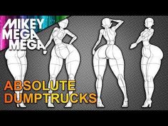 an animated video game showing how to draw female body shapes