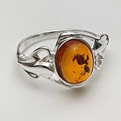 Prehistoric People, Woman Jewelry, Natural Jewelry, Amber Ring, Stone Age, Sterling Jewelry, Jewelry Sterling Silver, Amber Jewelry, Nature Jewelry