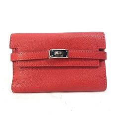 Item Information ※It is automatically translated ITEM NO.: G-231025-87 NAME: HERMES Kelly wallet medium Compact wallet Trifold wallet SHAPE: Trifold wallet Date Code: □L COLOR: Rouge Coo ※We ask for your understanding in regards to the color and material of each item an estimation by our staff. / RedxSilverHardware MATERIAL: Chevre APPROX SIZE: W5.9×H3.7inch / W15cm×H9.5cm Listed hand measurements may have a 1-2cm difference. GENDER: Women's SPEC: [Inside] Card pocket x 5 ADDITIONAL ITEMS: Box (with dirt) , ITEM RANK: Used AB Rank CONDITION DETAILS: Outside:Scratches,Stain,scrapes Corners and edges:Stain,There is a small peeling Inside:Scratches,scrapes,Stain Metal fittings part:Scratches,dullness There is a pocket bulge. PRODUCT INTRODUCTION: A luxurious Hermes Kelly wallet. Item Ranking Hermes Kelly Wallet, Kelly Wallet, Hand Measurements, Compact Wallet, Dark Mark, Product Introduction, Trifold Wallet, Accessories Storage, Thing 1