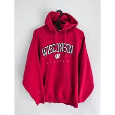 For sale is a vintage Wisconsin sweater. Size large fit. Measurments below. Good overall condition. May need light wash Length 28 inches. Pit to pit 22.5 inches. Sleeve length 20 inches All sales final. I do bundle deals as well Throwback Winter Hoodie Tops, Throwback Winter Hoodie, Winter Cotton Hoodie For Fan Gear, Vintage Hoodie For Fall Streetwear, Vintage Hoodie For Streetwear In Fall, Vintage Winter Hoodie With Letter Print, Vintage Letter Print Hoodie For Winter, Winter Vintage Hoodie With Letter Print, Throwback Long Sleeve Hoodie For Fall