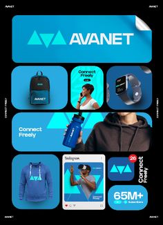 an advertisement for the new product, which is available in stores and on sale from avanet