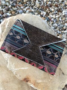 6x4, 3 card slots, 1 zip pocket, 100% leather/ hide. Pattern may not be exactly as pictured. It all depends on where the cut is made. Teal Accents, Aztec Design, Aztec Designs, Leather Hide, Embossed Leather, Emboss, Leather Wallet, Card Slots, Slots