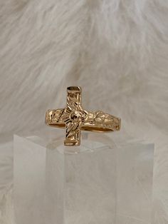 Purity Ring Christian Gold, Gold Rings Vintage, Purity Rings, Cross Rings, Purity Ring, Pretty Jewelry Necklaces