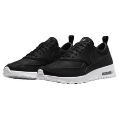 New With Box (Missing Lid) Nike Air Max Women Black, Nike Thea, Black Nike Air Max, Air Max Thea, Nike Air Max Thea, Nike Air Max For Women, Newest Jordans, Trainer Sneakers, New Sneakers