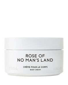 Find BYREDO Rose Of No Man's Land Body Cream 6.8 Oz on Editorialist. What It Is: Byredo extends its Rose of No Man's Land Collection by launching new scented limited-edition products, including this Body Cream. Key Notes:- Top notes: pink pepper, Turkish rose petals- Middle notes: raspberry blossom, Turkish rose absolute- Base notes: papyrus, white amberAbout The Fragrance:A journey to a far away, desolate place, devoid of spirit and natural beauty. Suddenly from the void appears a single rose, full of emotion and life.This singular flower immediately provides strength, hope and light. It transforms the bleak landscape to one of cherished beauty. With top notes of spicy pink pepper and fresh rose petals, this sensual yet fresh fragrance is eternally optimistic. The balance of Turkish rose Perfume Versace, Fresh Rose Petals, No Man's Land, Wood And White, Diy Perfume, Rose Absolute, Women's Suiting, Rose Heart, Beauty Cream