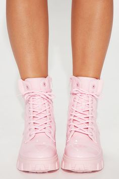 Available In Cream And Pink. Combat Boots Round Toe Lace Up Quilted Detail Patent Leather Block Heel | Change Your Plans Combat Boots in Pink size 7 by Fashion Nova Spring Synthetic Lace-up Ankle Boots, Trendy Pink Lace-up Boots For Fall, Trendy Pink High-top Lace-up Boots, Trendy Pink Lace-up Boots, Trendy Pink Lace-up Boots For Spring, Synthetic Ankle-high Lace-up Boots For Spring, Ankle-high Synthetic Lace-up Boots For Spring, Spring Ankle-high Synthetic Lace-up Boots, Spring Synthetic Ankle-high Lace-up Boots