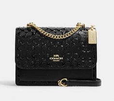 Top Rated NWT Coach Klare Crossbody In Signature Leather CH315 (Super fast Delivery ), Women's Bags Coach Bags Black, Cute Coach Purses, Black Coach Bag, Designer Purses, Girly Bags, Bags Coach, Coach Outlet, Coach Crossbody, Pretty Bags