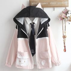 Kawaii Jacket, Harajuku Clothes, Harajuku Fashion, Girls Jacket, Kawaii Fashion