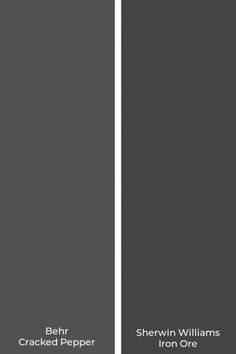 two different shades of gray paint with the same color