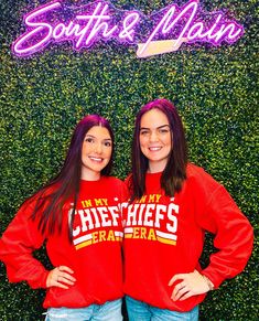 Get ready for game day in style with our In My Chiefs Era sweatshirt! Made from soft and comfy materials, this sweatshirt is perfect for any football fan. Whether you're watching the Super Bowl or just looking for a cute and stylish way to show off your love for the Chiefs, this sweatshirt has got you covered. Get NFL ready with our Chiefs Era sweatshirt! Unisex sizing and fit SPECIAL CARE - WASHING INSTRUCTIONS: Hand washing and air drying are always best for these items. Wash on delicate, cold Pre-shrunk Team Spirit Sweatshirt For Football Season, Football Season Team Spirit Pre-shrunk Sweatshirt, Football Season Sweatshirt With Letter Print For Game Day, Game Day Long Sleeve Sweatshirt For Football Season, Game Day Football Season Sweatshirt With Letter Print, Letter Print Sweatshirt For Game Day, Football Season, Letter Print Sweatshirt For Game Day During Football Season, Long Sleeve Football Season Sweatshirt For Game Day, Red Sweatshirt For Game Day In Fall