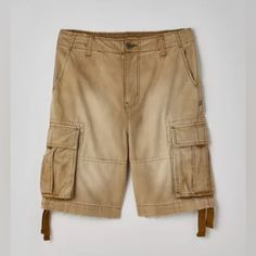 Paying Tribute To The Abercrombie Hollister Era! There Is A Small Defect Of One Hem Not Being Distressed, See Pic. Waist Aligned 15” Rise 13” Urban Outfitters Y2k, Cargo Short, Cargo Shorts, Hollister, Mens Shorts, Vision Board, Urban Outfitters, Two By Two, Man Shop