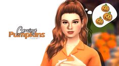 The Fun of Carving Pumpkins in The Sims 4 — SNOOTYSIMS Best Paint For Pumpkins, Pumpkin Meaning, Pumpkins Kindergarten, Carving A Turkey, Pumpkin Outline, Toddler Painting, Pumpkin Drawing, Fake Pumpkins