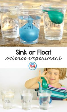 the science experiment is fun for kids to learn how to use water in their homes