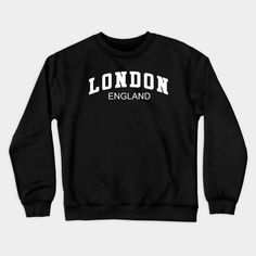 London England Designed In Vintage White College Font -- Choose from our vast selection of crewneck sweatshirts to match with your favorite design to make the perfect custom graphic crewneck sweatshirt. Pick your favorite: Crewneck Sweatshirt or Lightweight Crewneck Sweatshirt. Customize your color! For men and women. College Font, University College London, Graphic Crewneck Sweatshirt, New Wardrobe, Graphic Crewneck, London England, White Vintage, Crewneck Sweatshirt, The Selection