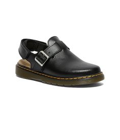 Dr. Martens Kid's Collection Jorgie (Little Kid/Big Kid) Chelsea Boots Heel, Kids Clogs, Slingback Mules, Black Dr Martens, Patent Boots, Sandal Platform, Leather Slides, Leather Mules, Boots For Sale