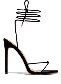 GOOSHOE Black Strappy Dress Sandals 4 Black Strappy Dress, Pencil Heels, Strappy Dress, Strappy Dresses, Dress Sandals, Sandals Heels, Custom Made, Sandals, Heels