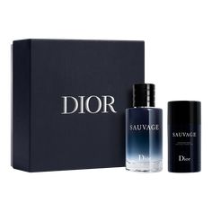 Sauvage Set Eau de Toilette and Deodorant - A limited-edition Dior men's fragrance set that includes Sauvage Eau de Toilette and Sauvage Deodorant Stick.FeaturesSauvage Deodorant Stick (2.6 oz)This Father's Day gift set features two Sauvage creations for a fragrance ritual: the iconic eau de toilette and a deodorant stick.Sauvage Eau de Toilette (3.4 oz)Fragrance FamilyCitrus and WoodyKey NotesBergamot, Woods - Sauvage Set Eau de Toilette and Deodorant Brrr Basket, Men Christmas Gifts, Girl Perfume, Dior Fragrance, Dior Sauvage, Men Cologne, Cologne Bottle, Cheap Christmas Gifts, Deodorant Stick