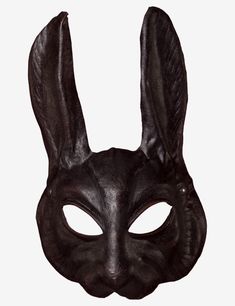 Black Leather Rabbit | venetian mask for sale Theatre Acting, Rabbit Mask, Venetian Carnival Masks, Venetian Carnival, Black Rabbit, Venetian Masks, Venetian Mask, Leather Mask, Leather Artisan