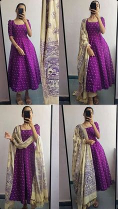 Simple Umbrella Kurti Design, Warli Print Kurti Design, Cotton Umbrella Frocks For Women, Simple Umbrella Frock Design, Umbrella Kurti Design Anarkali, Chudidhar Models, Umbrella Kurti Design, Umbrella Kurti, Kurthi Design