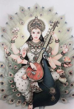 Quantum Gravity, Energy Physics, Saraswati Devi, Goddess Saraswati, Saraswati Goddess, Shakti Goddess, Indian Goddess, Hindu Goddess