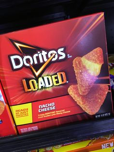 doritos loaded potato chips are on display