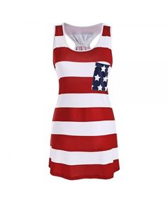 Buy American Flag Bowknot Patriotic Racerback Tank Dress - Bright Red - 3I23688523 online, fidn many other Casual Dresses Mini Dress Summer Casual, American Flag Dress, Flag Dress, Light Grey Dress, Loose Midi Dress, Tank Dresses, 4th Of July Ideas, Teen Girl Dresses, July Ideas