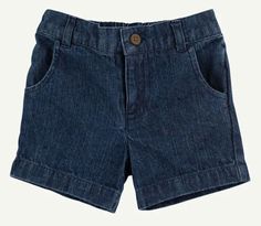 Baby is bound to turn heads in our cute jean shorts. These Bermuda style shorts come in soft organic denim and have an elastic waist and front & back pockets. Includes a wooden button and a YKK zipper fastener. Roll them up for extra cuteness! Cute Jean Shorts, Boys Denim Shorts, Boys Denim, Style Shorts, Cute Jeans, Denim Short, Toddler Outfits, Childrens Clothes, Jean Shorts