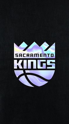 the sacramento kings logo on a black background