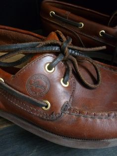 "R.Logan & Sons - racing classics. Boat Shoes 2 eye Men's leather shoes. Size 6.5 UK, EUR 39.5, 7.5 US Measurements: Height 6 cm / 2.4\" Length of insole 25.5 cm / 10\" Width insole 10 cm / 3.9\" We send our products from Latvia via post 1-3 days after payment (does not apply to individual orders). It takes about 4-10 business days for the package to be delivered to its destination (depends on country)." Classic Lace-up Moccasins For Formal Wear, Classic Low-top Boat Shoes For Formal Occasions, Vintage Leather Moccasins With Plain Toe, Vintage Style Moccasins With Rubber Sole, Classic Boat Shoes With Leather Lining And Round Toe, Rugged Leather Boat Shoes With Leather Sole, Classic Boat Shoes With Leather Footbed And Round Toe, Classic Round Toe Boat Shoes With Leather Footbed, Classic Boat Shoes With Stitched Sole