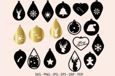 christmas ornament svg cut files