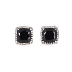 Black Studs, 925 Silver Stud, Black Onyx CZ Earrings, Womens Earrings, Handmade Silver Studs with Onyx, Gift For Her, Black Earring  ** Product Details > Materials - 925 Sterling Silver > Earring Length : 15 mm Approx >Earring Width : 15 mm approx >Earring Gross Weight: 7.230 gram Approx >Style : Minimalist All the designs are crafted by London jewelers, its our original designs and mostly of them are ready in the stock, we are using Pure 925 (Stamped) Sterling Silver with Gemstones, our jewelry designs are Handmade. We are adding new creative designs in our shop regularly, for new handmade stuff please visit our shop : https://www.etsy.com/in-en/shop/londonjewellers?ref=shop_sugg We always try to provide the best quality of jewels & 100 % satisfaction to our customer. Please feel free to Black Elegant Earrings For Anniversary, Elegant Black Earrings For Anniversary, Black Sterling Silver Earrings For Formal Occasions, Classic Black Earrings For Formal Occasions, Classic Onyx Jewelry For Party, Elegant Black Earrings For Formal Occasions, Elegant Black Formal Earrings, Fine Jewelry Black Earrings For Evening, Fine Jewelry Black Earrings For Formal Occasions