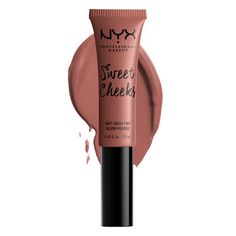 Why We Love It:Get a naturally cheeky look with NYX Professional Makeup Sweet Cheeks Soft Cheek Tint. This velvety cream blush comes with a doe-foot applicator for easy application and the buildable vegan-formula blush tint provides a natural finish with a lightweight feel. For a natural blush look this creamy cheek tint is totally sweet.  Ingredients:Our vegan-formula blush tint contains shea butter and glycerin. Benefits:Buildable-coverage cheek tint provides a natural-looking finish Product c Nyx Cream Blush, Glycerin Benefits, Flushed Face, Blush Tint, Nyx Blush, Professional Makeup Bag, Function Dresses, Olive Skin Tone, Natural Blush