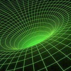 an image of a green tunnel with lines going through the center and in the middle