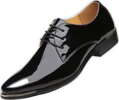 Patent Leather Oxfords, Blue Party, Patent Shoes, Black White Red, Mens Oxfords, Derby Shoes, Formal Shoes, Autumn Summer, Formal Event