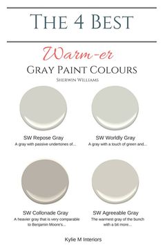 the four best gray paint colors