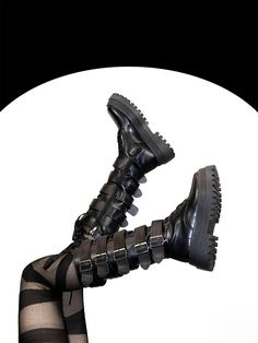 Size 			35 			36 			37 			38 			39 			40 		 		 			Foot Length 			22.5 			23 			23.5 			24 			24.5 			25 Punk High Heel Platform Boots With Buckle Closure, Black Platform Boots With Ankle Strap, Black Edgy Platform Boots With Ankle Strap, Black High Heel Martin Boots With Buckle, Edgy Closed Toe Platform Boots With Buckle, Black Martin Boots With High Heel And Buckle Closure, Edgy Closed Toe Platform Boots With Buckle Closure, Black Martin Boots With Buckle Closure And High Heel, Black Punk Knee-high Boots With Buckle