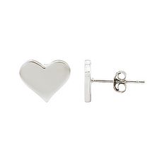 This jewelry pair of small post heart earrings feature a secure post and friction backs. They have a comfortable fit and are the perfect size. They are crafted sterling silver. Size: one size. Color: Metal Type. Gender: female. Age Group: adult. Heart Stud Earrings, Heart Studs, Heart Earrings Studs, Sterling Silver Heart, Heart Earrings, Silver Heart, Sterling Silver Earrings, Gender Female, Silver Earrings