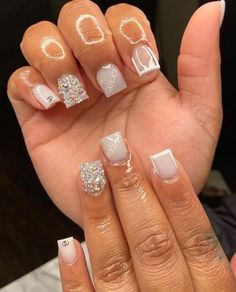 Cheap promos on Instagram: “Short Nails Inspo 💅🏼 . . . Follow @bhadbarbie.posts for more” #nailsacrylic #nailart #nail ideas Short Nails Inspo, Cool Apps, Cute Acrylic Nail Designs