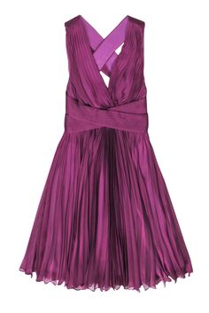 Current Boutique-Halston Heritage - Purple Cross Accordion Pleated Mini Dress Sz 0 High Stilettos, Smokey Makeup, Halston Dress, Purple Cross, Accordion Pleats, French Girl Chic, Fun Girl, Chic Shop, Pleated Mini Dress