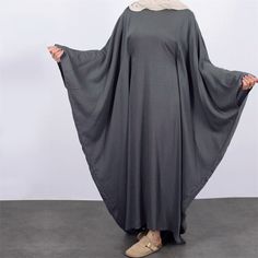 #ad Top Seller for Islamic Maxi Dress Women Abaya Dubai Muslim Batwing Sleeve Ramadan Jalabiya Gown, Summer Clothing Batwing Abaya, Casual Abaya, Muslim Prayer, Muslim Dress, Clothing Catalog, Toddler Fashion, Middle Age, Modern Woman, Everyday Look